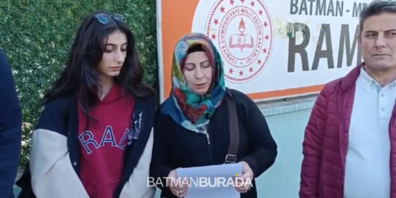 Batman Raman Anadolu Lisesi Aile Birliği’nden etüt merkezi talebi