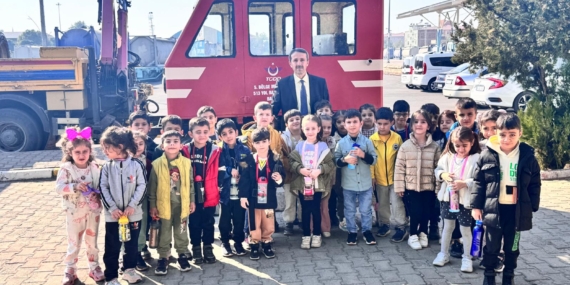 Batman Tren Garı, minik öğrencileri tarih ve nostaljiyle buluşturdu