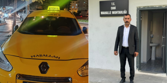 Cudi Mahallesi Muhtarı Serdar Yelboğa’dan anlamlı hizmet: Gece taksi desteği