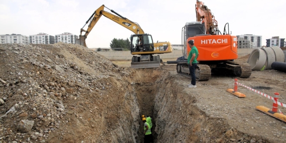 Bayındır Mahallesi’ne 700 metre yeni atık su hattı
