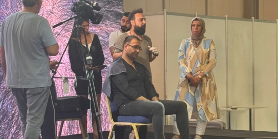 Batmanlı Doğan Eray da fuarın ilgi odağı oldu