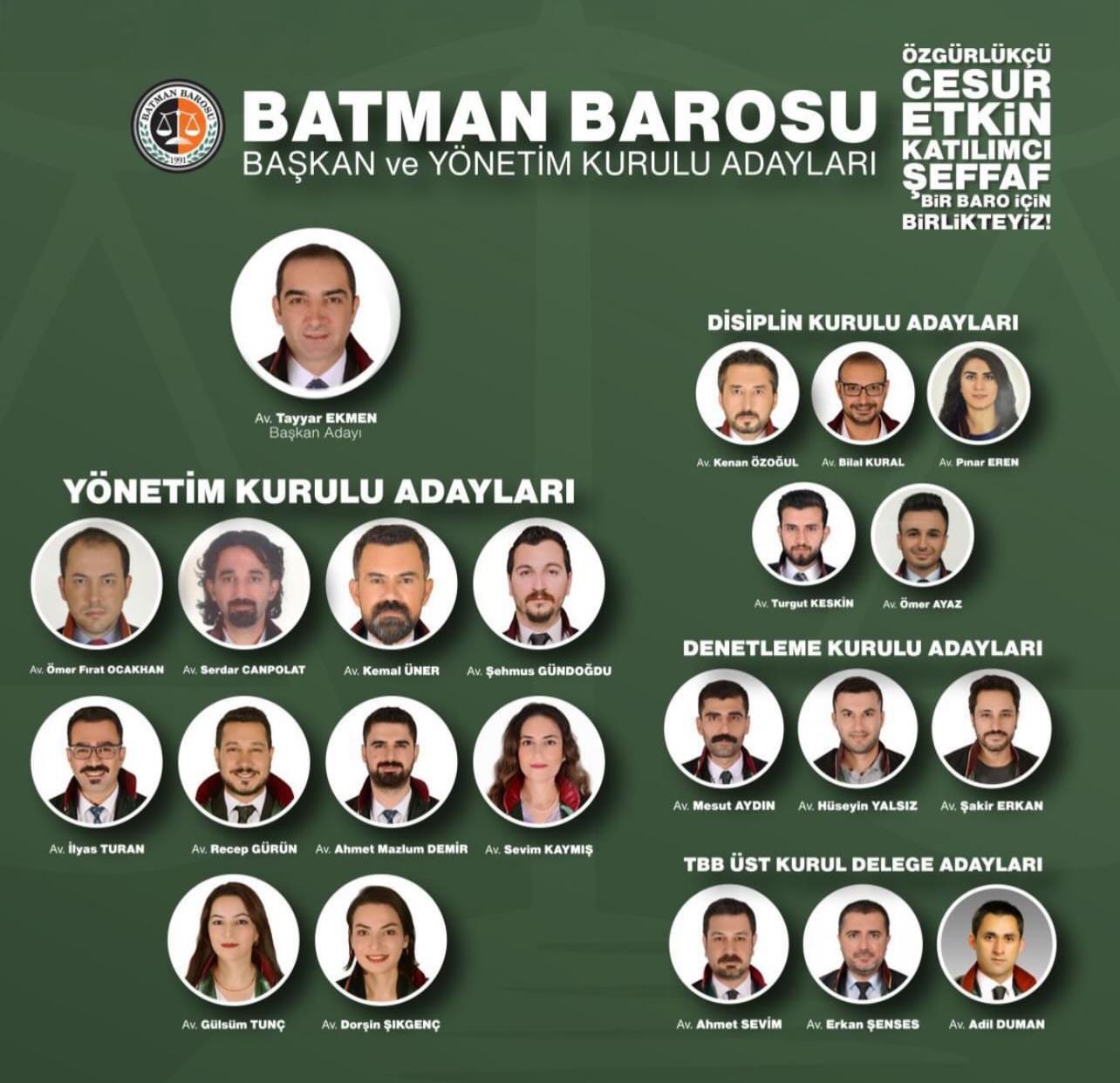 Batman Barosu 18. Olağan Genel Kurulu’na Hazırlanıyor