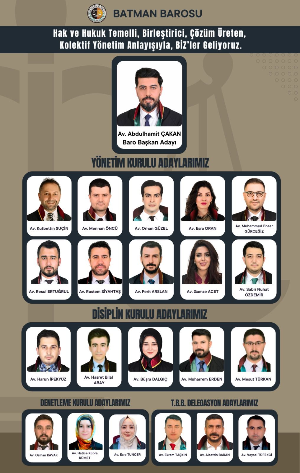 Batman Barosu 18. Olağan Genel Kurulu’na Hazırlanıyor