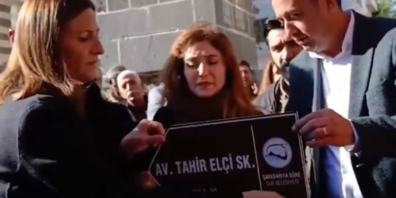 Tahir Elçi’nin adı, katledildiği sokağa verildi