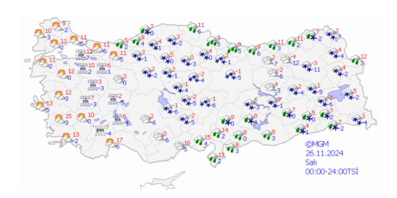Onlarca merkeze okullar tatil – Meteoroloji 26 kentte alarm verdi: Kar yağışı devam ediyor