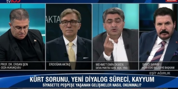 Batmanlı Milletvekili Mehmet Emin Ekmen, Türkiye gündemine oturdu! 