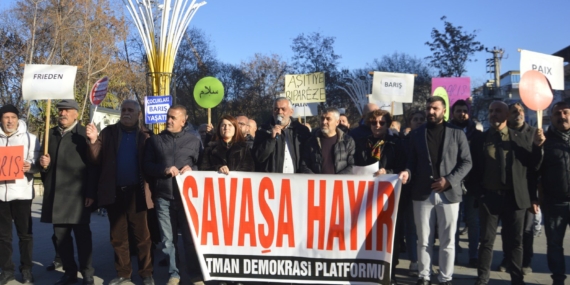 Batman Emek ve Demokrasi Platformu’ndan Ortadoğu’daki savaş hâline ilişkin açıklama