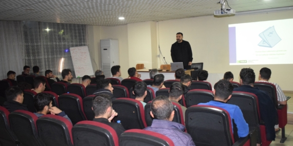 Batman’da öğrencilere bağımlılık ve türleri semineri düzenlendi