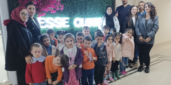 Esse Kliniği’nden miniklere anlamlı etkinlik: Hem eğlendiler hem öğrendiler