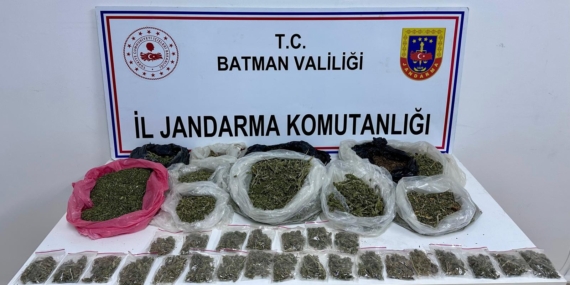 Batman’da uyuşturucu operasyonu: 6.3 kilo kubar esrar ele geçirildi