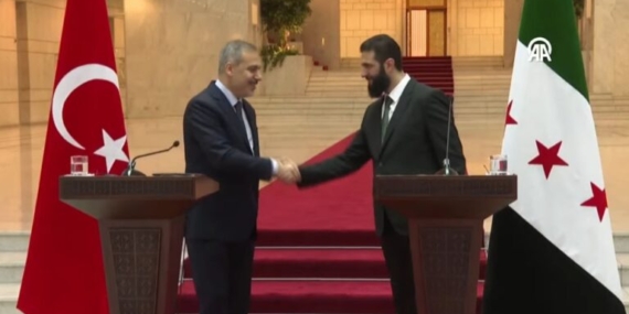 Hakan Fidan Şam’da Colani ile görüştü: Suriye halkının YPG ile mücadele konusunda ne denli kararlı olduğunu bir kez daha gördüm.