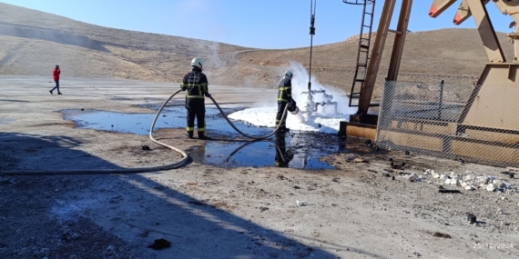 Büyük faciadan dönüldü: Batman’da petrol kuyusundaki yangın söndürüldü