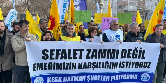 KESK’ten Batman’da iş bırakma eylemi: 11 maddelik talep listesi