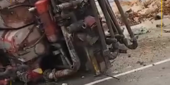 Gabar Dağı’nda araç devrildi: 1 ölü, 1 yaralı