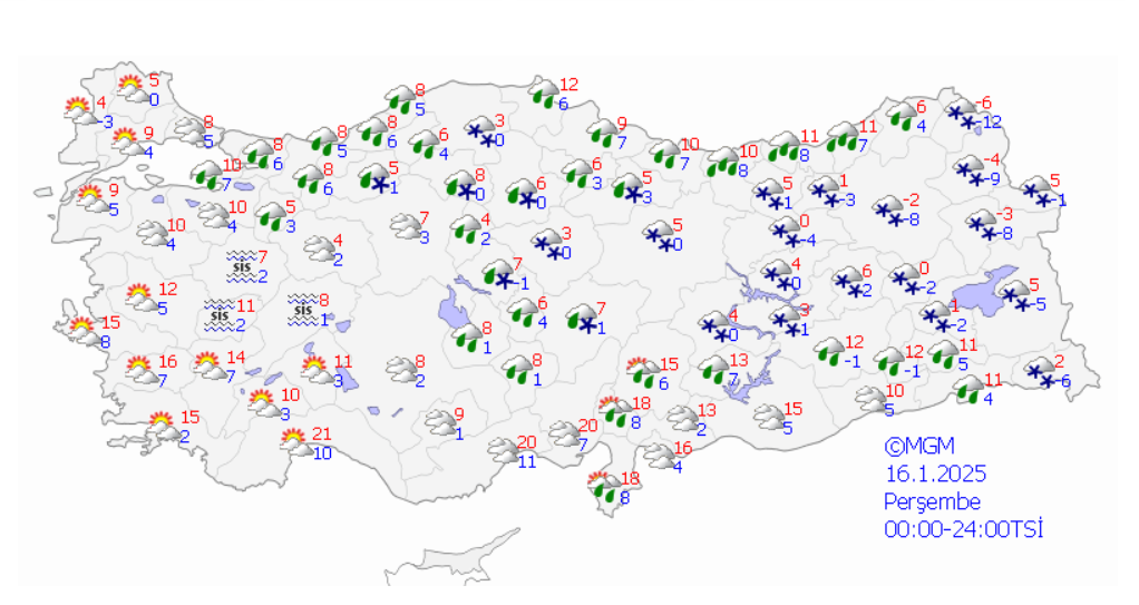 Meteorolojiden kritik uyarı: 25 il kar yağışı altında kalacak