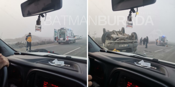 Batman-Bismil yolunda trafik kazası: 1 kişi hayatını kaybetti