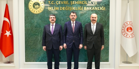 Vali Canlp ve Milletvekili Nasıroğlu Bakan Kurum ile altyapı projelerini görüştü