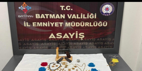 Batman’da hırsızlık olayı: Şüpheli aynı gün yakalandı