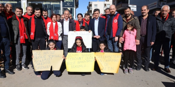 Batman Belediyesi’nden çıkarılan 58 işçinin nöbet eylemi sürüyor