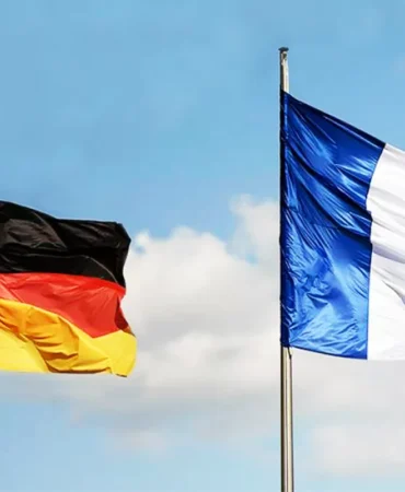 fransa almanya bayrak