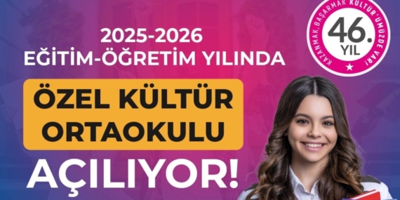 Kültür Eğitim Kurumları’ndan Bir İlk: Özel Ortaokul Açılıyor