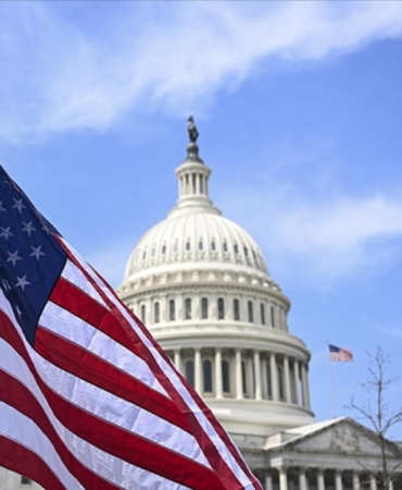 ABD bayrağı ve beyaz saray