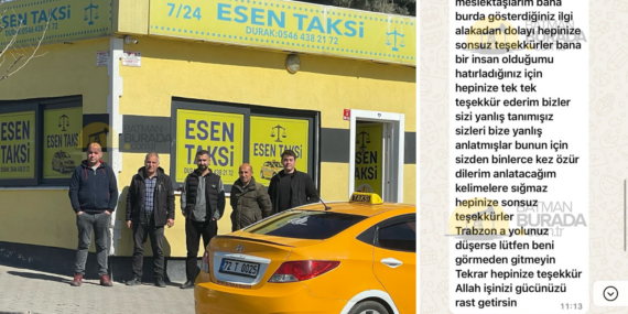 Batmanlı taksicilerden örnek davranış! Mağdur Trabzonlu meslektaşlarının parasını topladılar