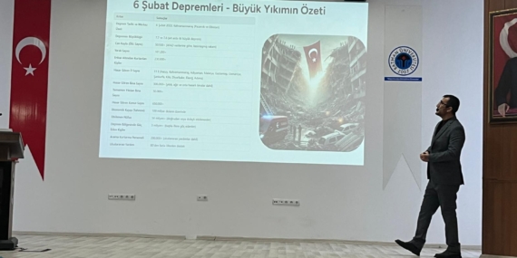Batman Üniversitesinde “Türkiye’de Deprem Gerçeği” semineri