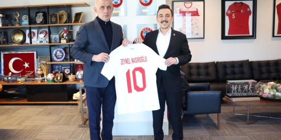 Petrolspor Derneği Başkanı Nasıroğlu, TFF Başkanı Hacıosmanoğlu ile görüştü