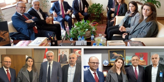 BAN Vakfı üyeleri Meclis’te Kürt vekillerle buluştu