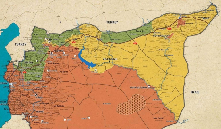 suriye haritası