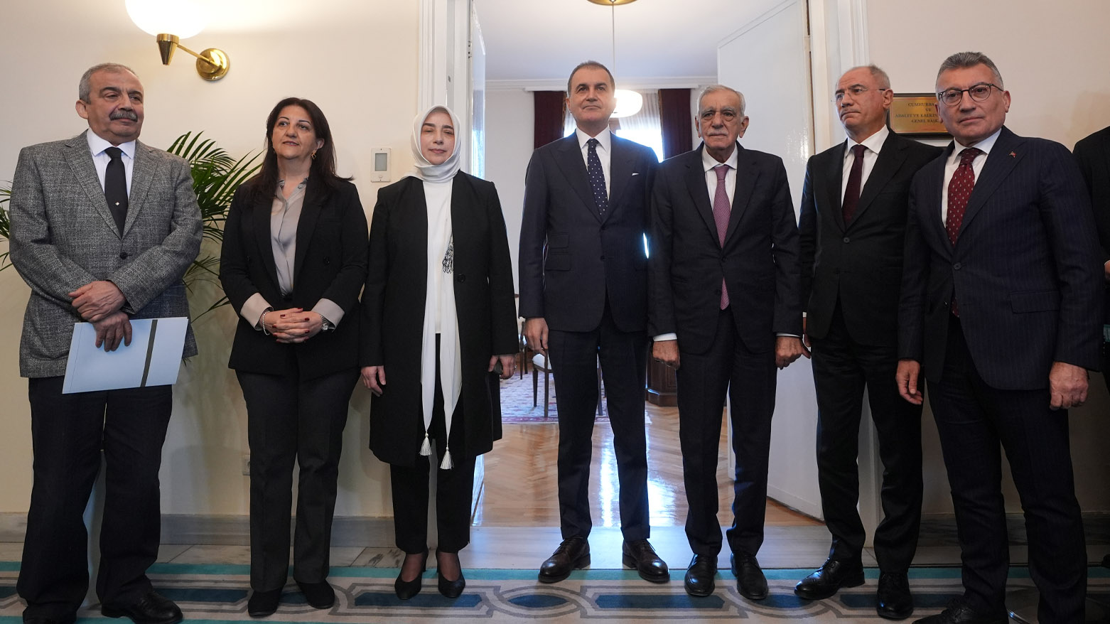 Dem Parti ve AK parti heyeti