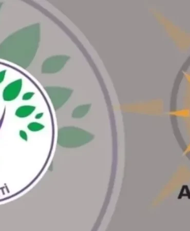 Dem parti ak parti logo