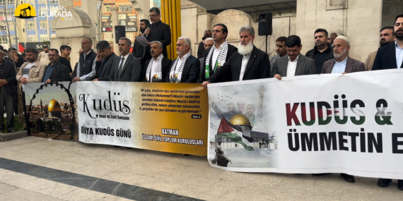 Kudüs’e Batman’dan destek: “Gazze Değil, Tüm İslam Coğrafyası İşgal Altında”
