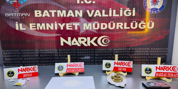 Batman’da uyuşturucu operasyonu: 5 kilo uyuşturucu ele geçirildi