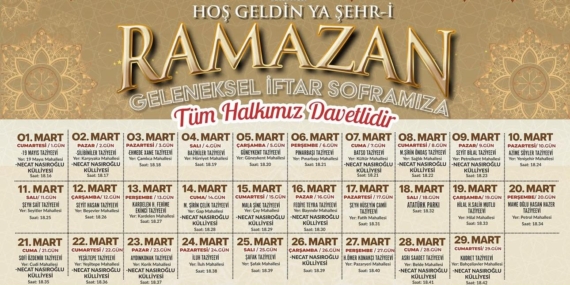 Batman Belediyesi’nden ramazan ayına özel iftar programı