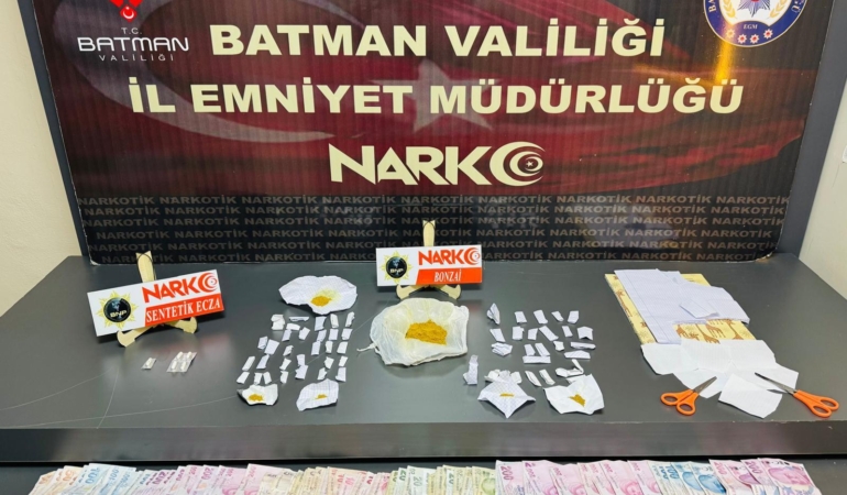 uyuşturucu batman operasyon