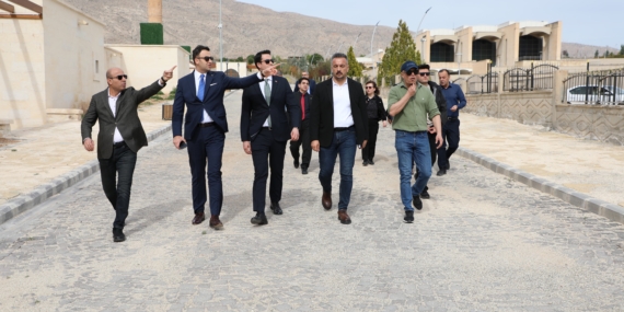 Kaymakam İmrak, kültürel incelemeler için Batman’a gelen heyeti ağırladı