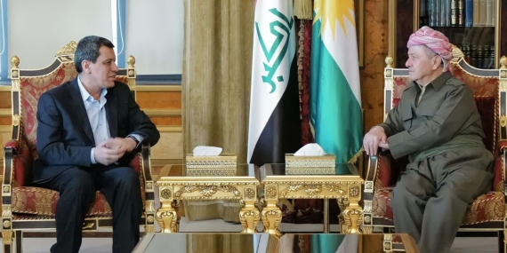 Başkan Barzani ve Mazlum Abdi, DSG-Şam anlaşmasının detaylarını görüştü