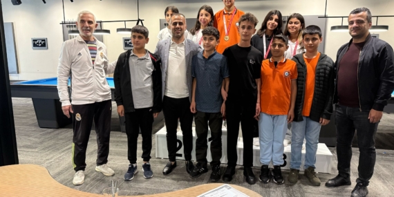 Batmanlı bilardonun yıldızları Türkiye finalinde