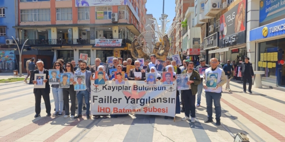 “Kayıplar Bulunsun, Failler Yargılansın” çağrısı Batman’da 681. kez yankılandı
