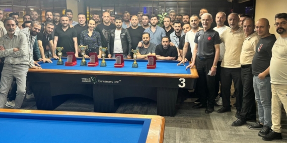 Batman’da bilardo şampiyonlarına 128 bin TL ödül