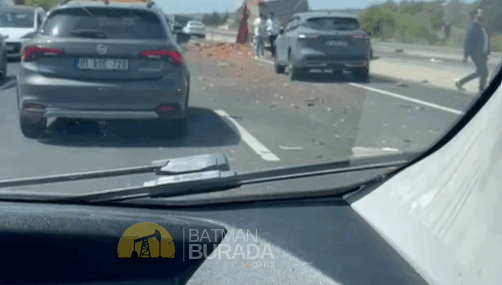 Batman Kozluk yolunda iki tır çarpıştı: 1 kişi ağır yaralandı