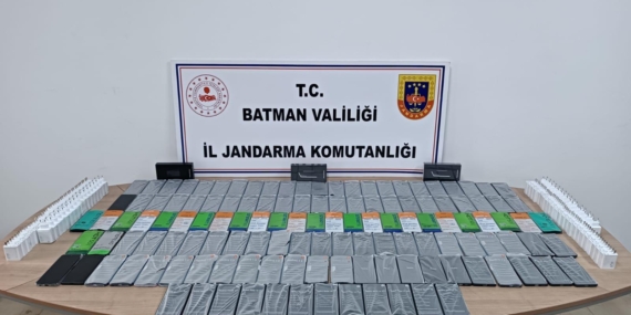 Batman’da kaçak cep telefonu operasyonu