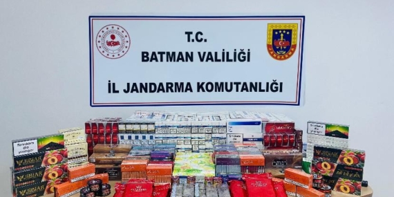 Batman’da kaçak tütün ve sigara operasyonu: 1 gözaltı