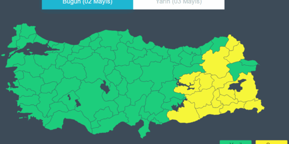 Meteoroloji Sarı Kodla uyardı! Batman ve çevresinde kuvvetli yağış bekleniyor