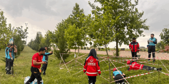 Kıra dağı mesire alanı, UMKE kampına ev sahipliği yaptı