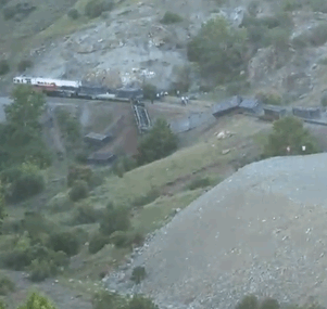 Diyarbakır-Elazığ demiryolu hattında tren kazası