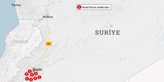 İsrail vurdu: Suriye’ye son yılların en kapsamlı hava saldırısı