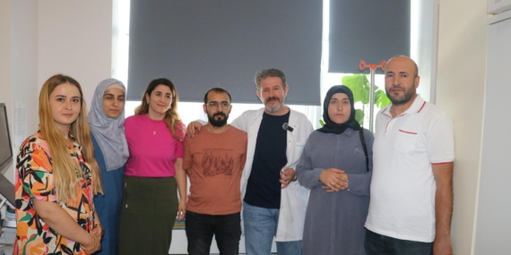 Batman Eğitim ve Araştırma Hastanesinde anne karnındaki bebeğe başarılı kan nakli